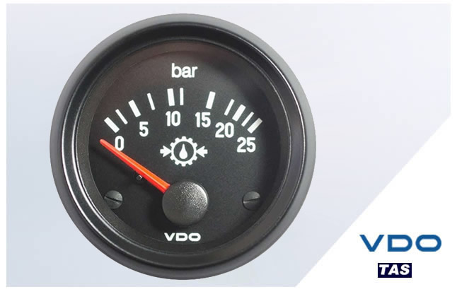 VDO Gear oil pressure Gauge 25Bar